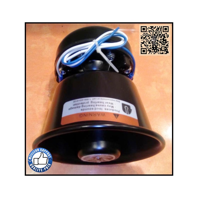 Bikers-Custom : Haut parleur, speaker noir seul de 200w