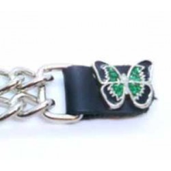 Bikers-Custom : Extension de gilet papillon vert