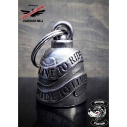 Bikers-Custom : Clochette moto ou guardian bell live to ride bike