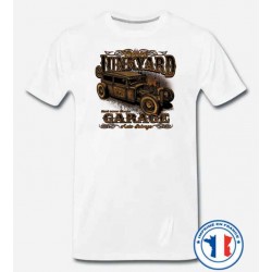 Bikers-Custom : T shirt biker junk yard garage