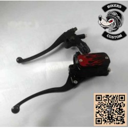Kit de freinage complet flamme rouge pour custom
