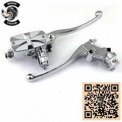 Kit de freinage complet croix de malte chrome pour custom