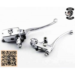 Kit de freinage complet skull chrome pour custom