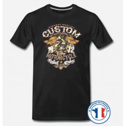 T shirt biker custom motorcycle