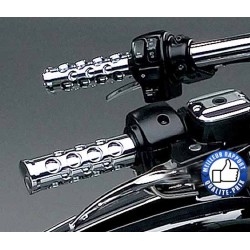 Bikers-Custom : Poignées de guidon custom round hole