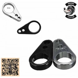 Colliers fixation câbles sur cadre 32 mm