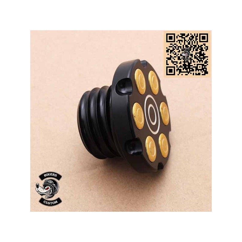 Bikers-Custom : Bouchon de réservoir bullets