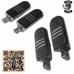 Cales pieds streamliner pour Harley et custom